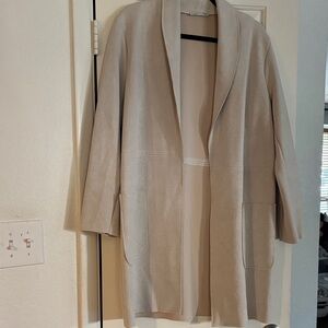 Zara Cream Women's lightweight coat / cardigan